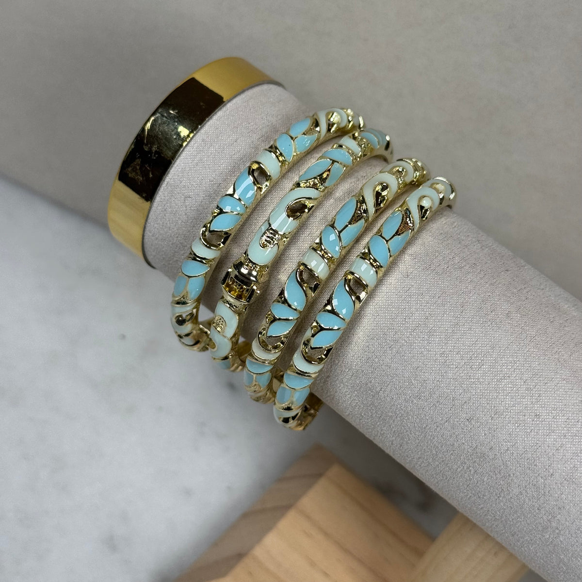 Aqua Blue Bangle