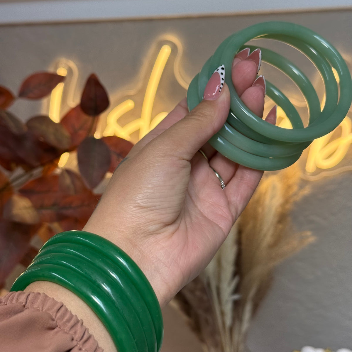 Glass bangles