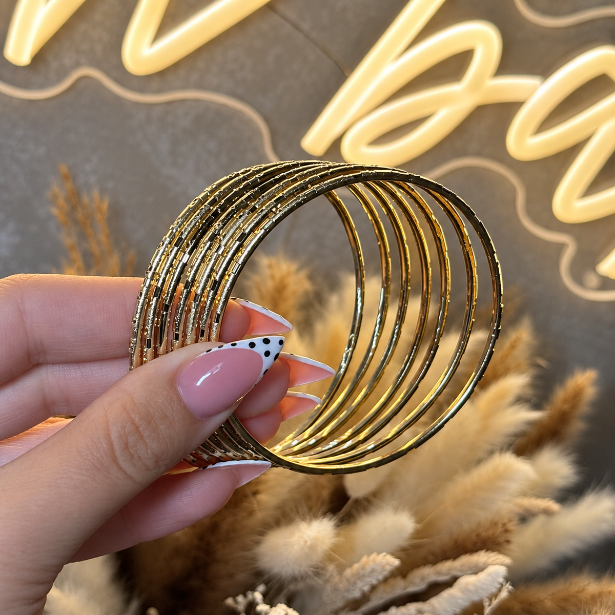 Thin bangles (pack of 7) Check Size before purchase ‼️