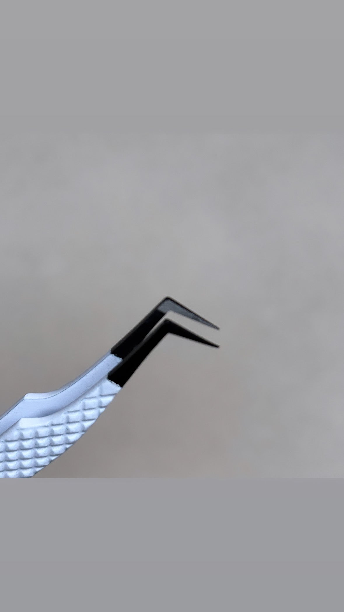 Lashing Tweezers 90° micro-fiber tip