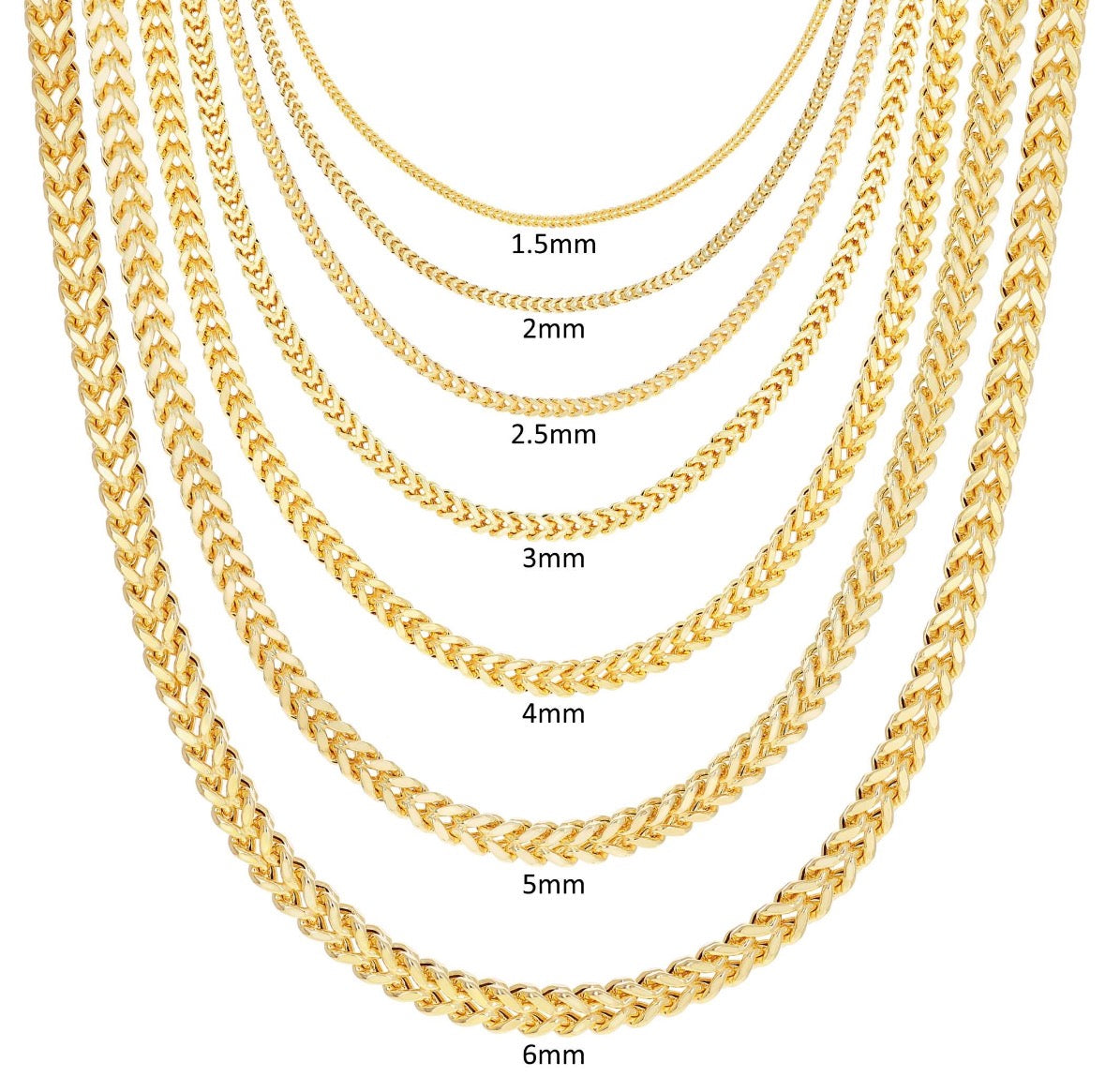 Franco 24” chain & 8” Bracelet Set