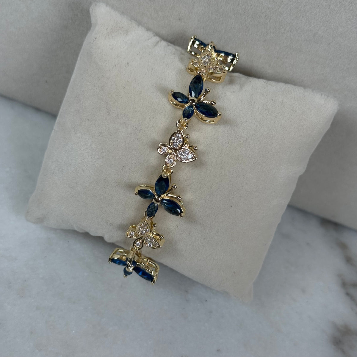 Blue Butterfly Bracelet