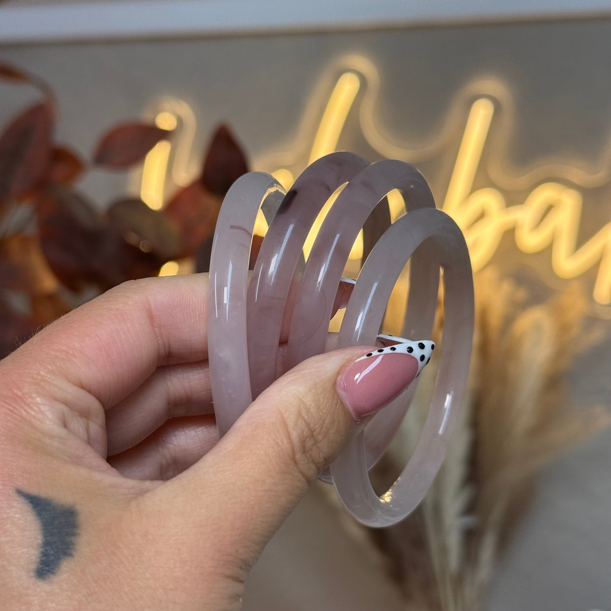Glass bangles
