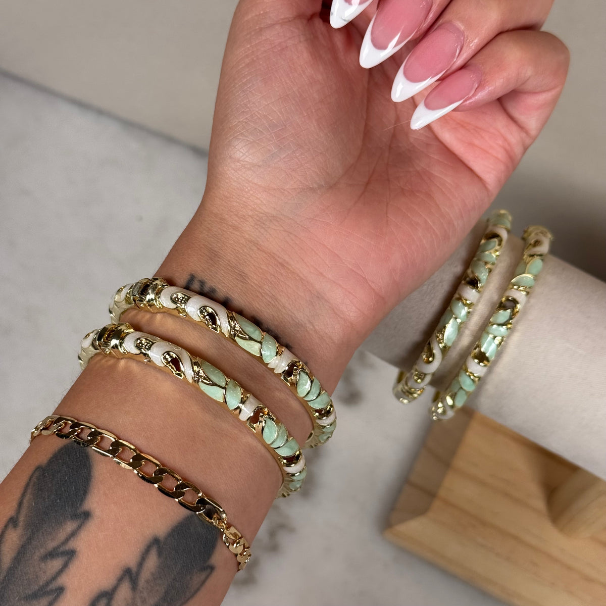Soft Sage bangle