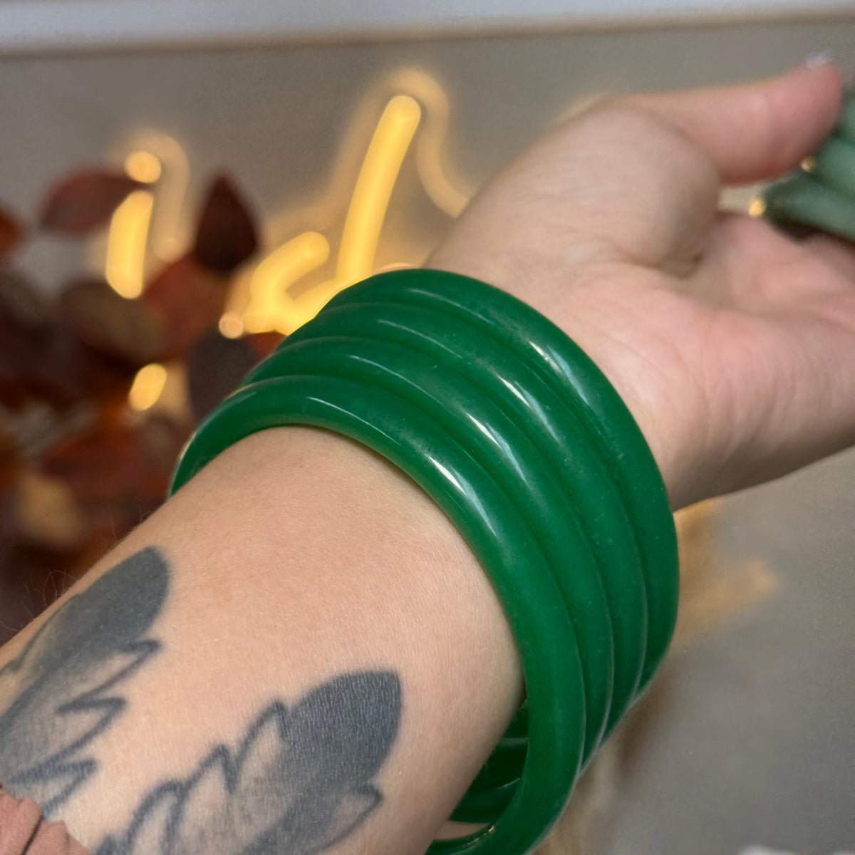 Glass bangles