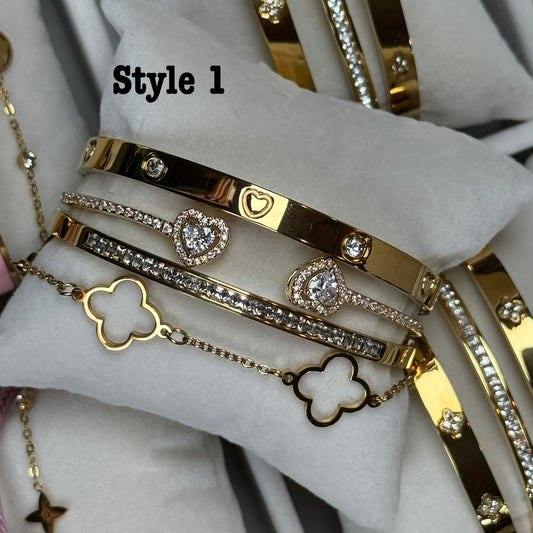 Gold bangle Sets
