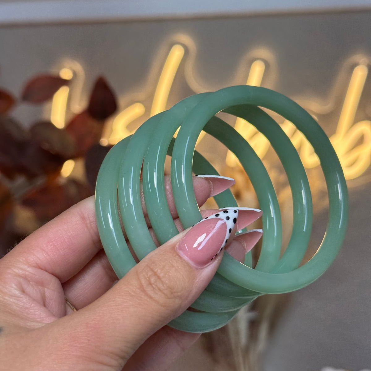Glass bangles