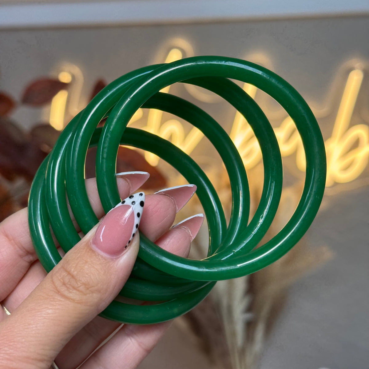 Glass bangles