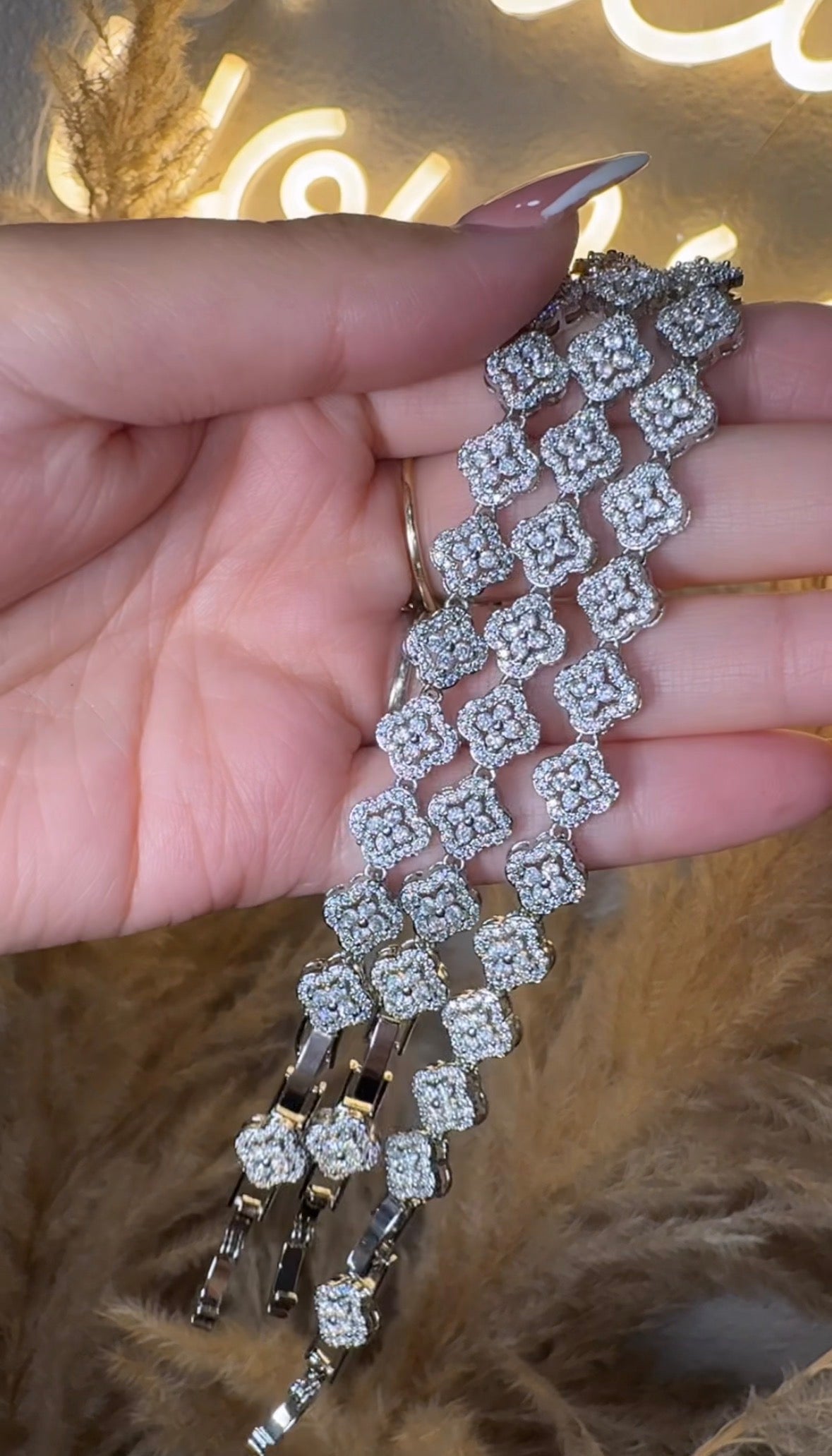 Clover bracelet x extender 6 1/2”-7 1/2”￼