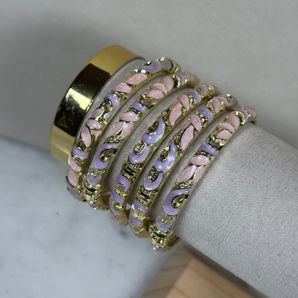 Pink and Purple Bangle