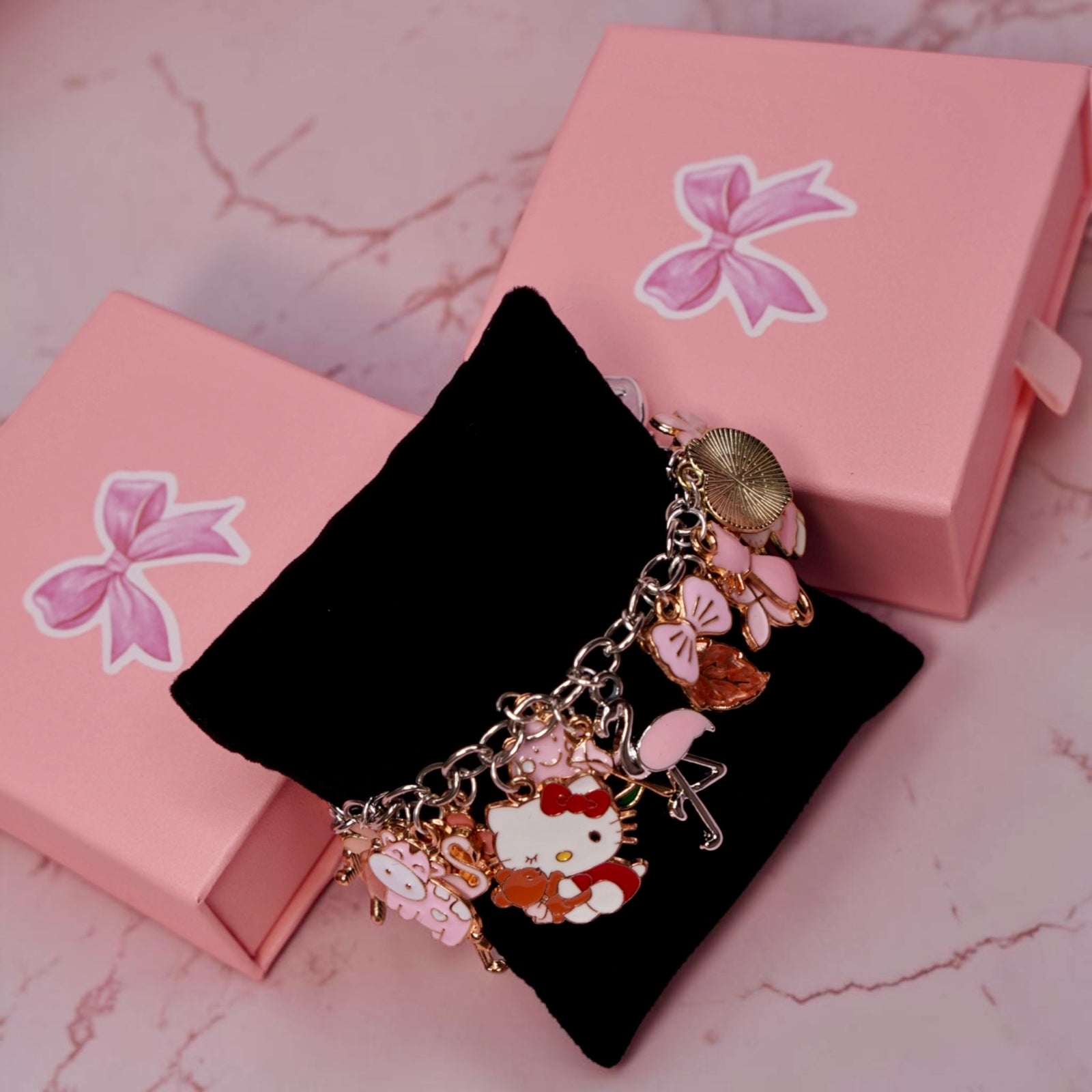 Freestyle HELLO KITTY themed charm bracelet