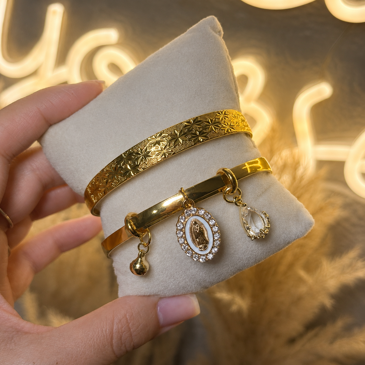 VM Bangle with charm