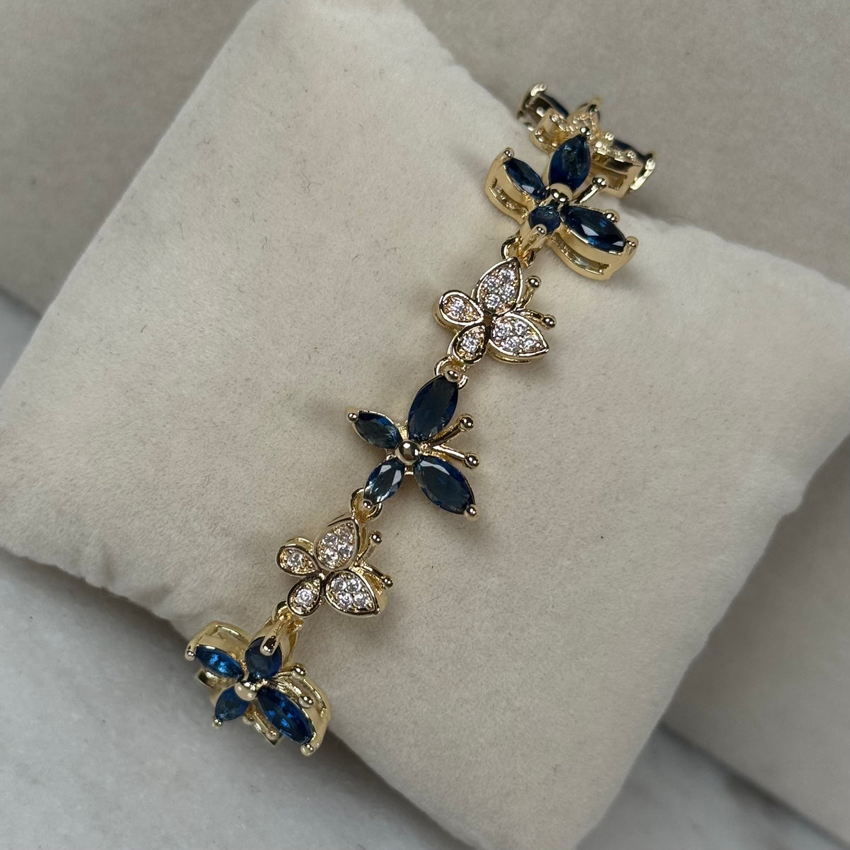 Blue Butterfly Bracelet
