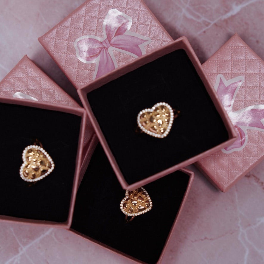 Heart Nugget Ring