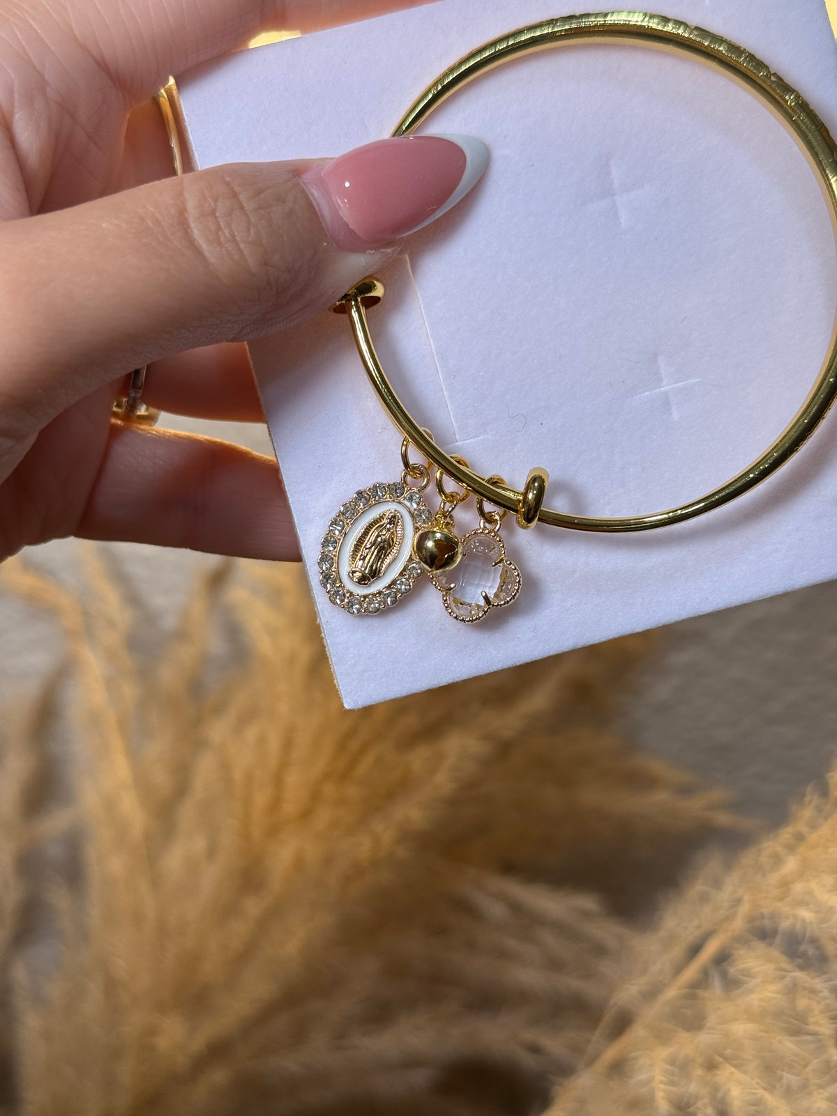 Bangle with charm