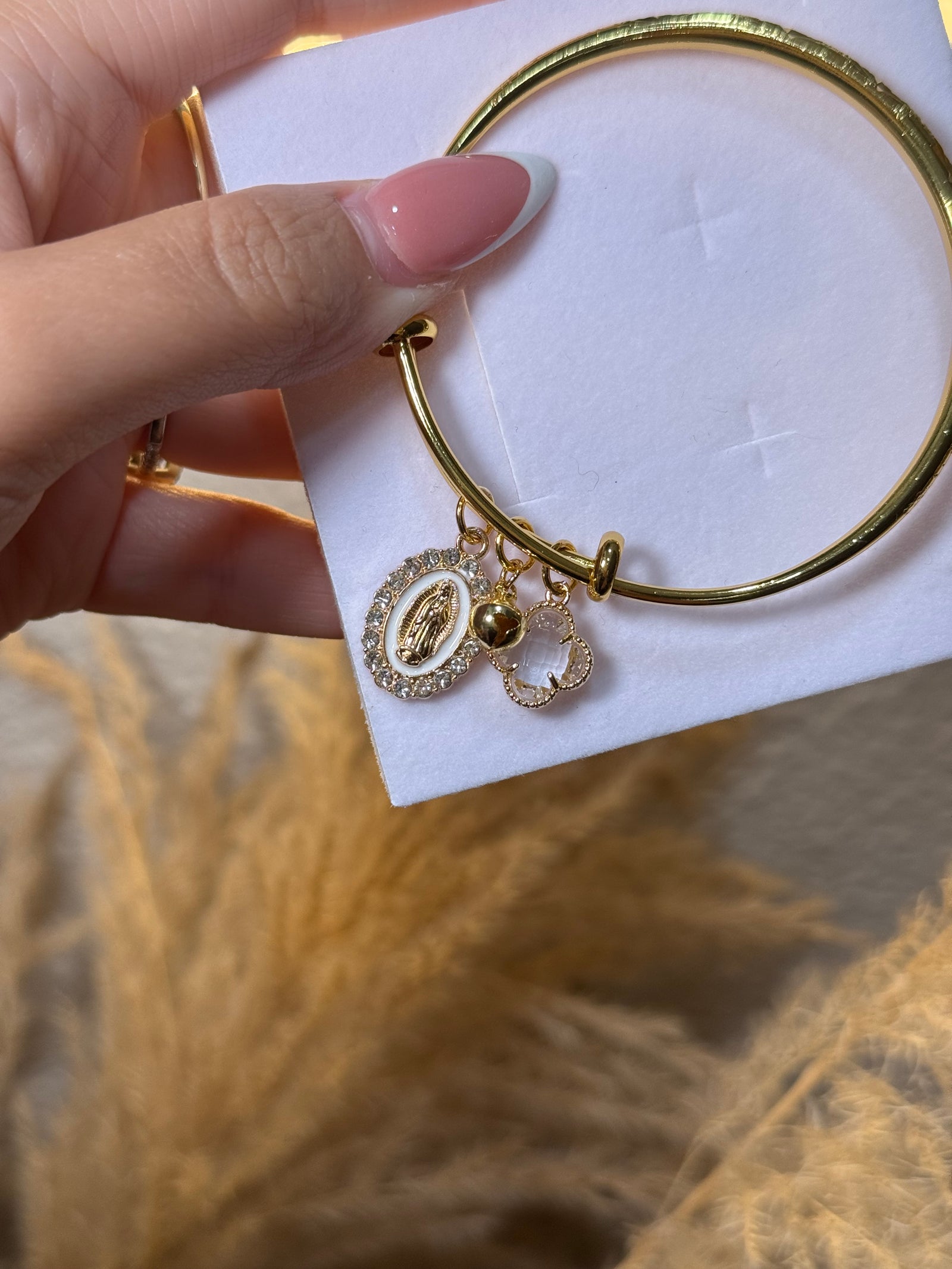 Bangle with charm