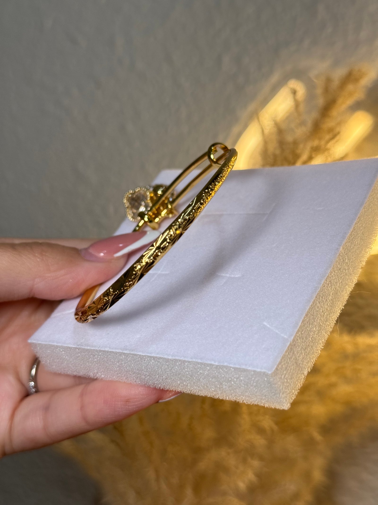 Bangle with charm