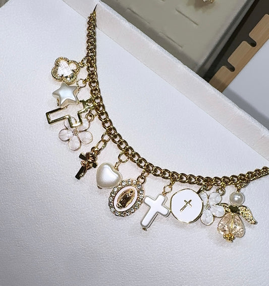 Virgin Mary Charm bracelets (freestyle)
