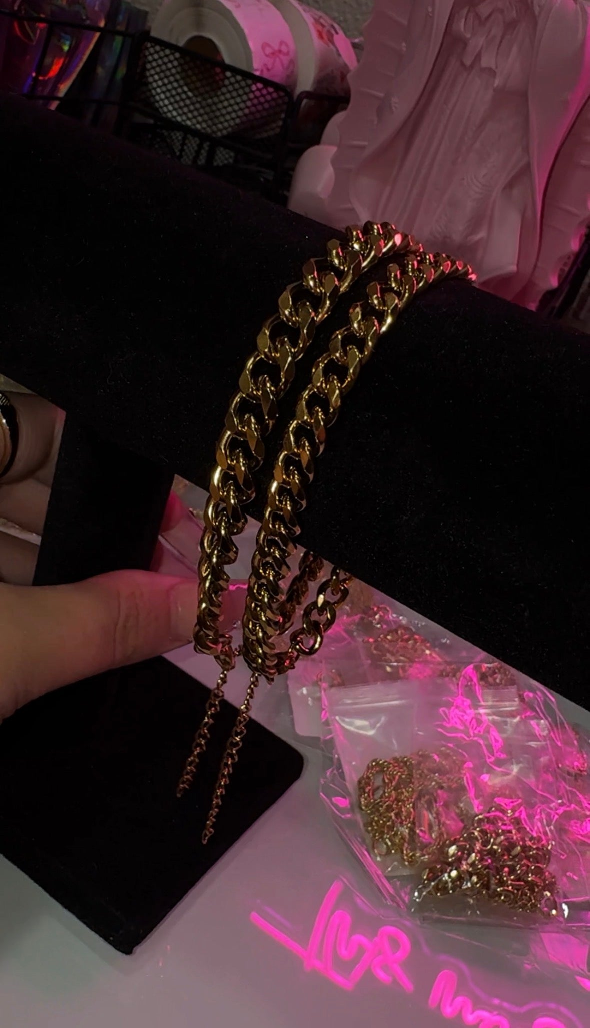 Cuban Anklets 2 stack