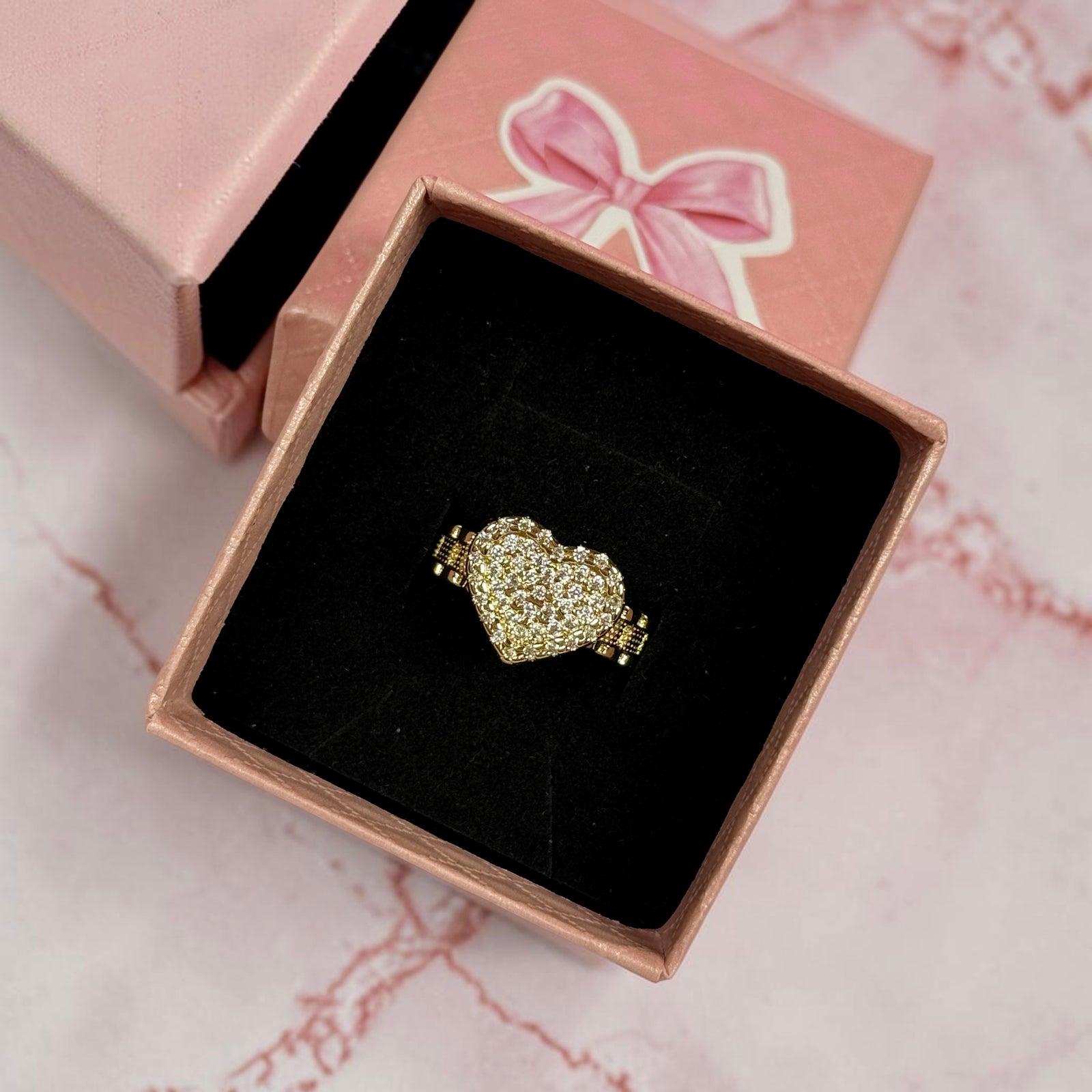Heart Diamond Rings